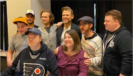 Mighty Ducks cast signing in 2019